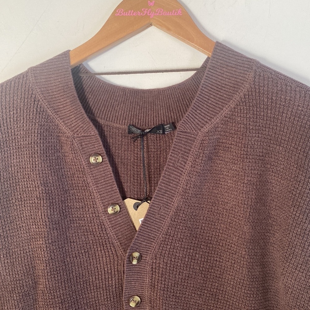 (A4C) Prana Milani Henley Brown Dress, Size XS, NWT - Picture 7 of 13